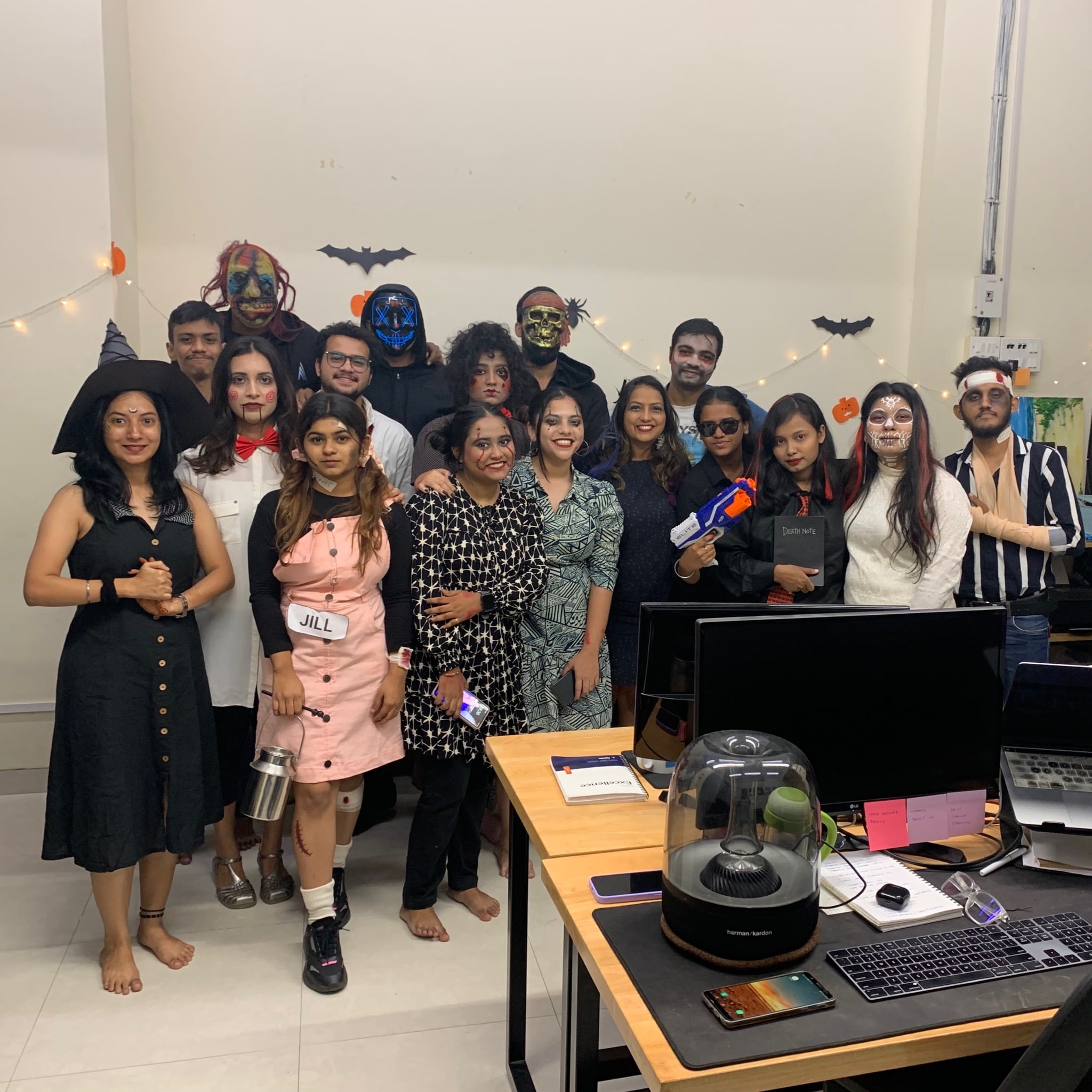 agaetis team halloween celebration