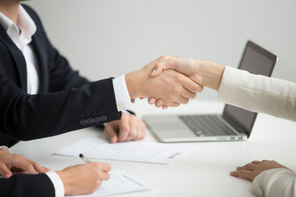 Featured image Man and woman shaking hands figma interview